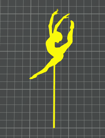 ballerina caketopper