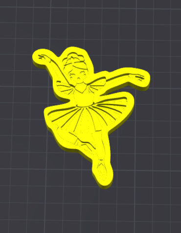 ballerina che danza stampino per biscotti cookie cutter