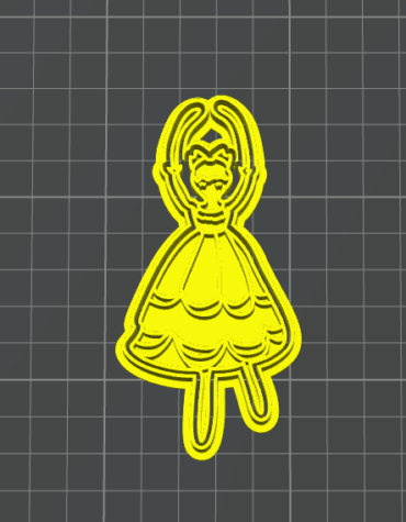 ballerina stampino per biscotti cookie cutter magra