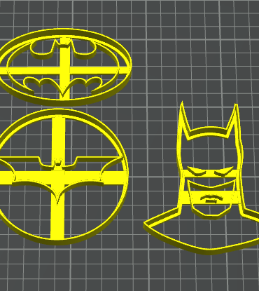 batman logo testa pipistrello stampino per biscotti cookie cutter