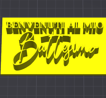benvenuti al mio battesimo imprint stampino per biscotti cookie cutter