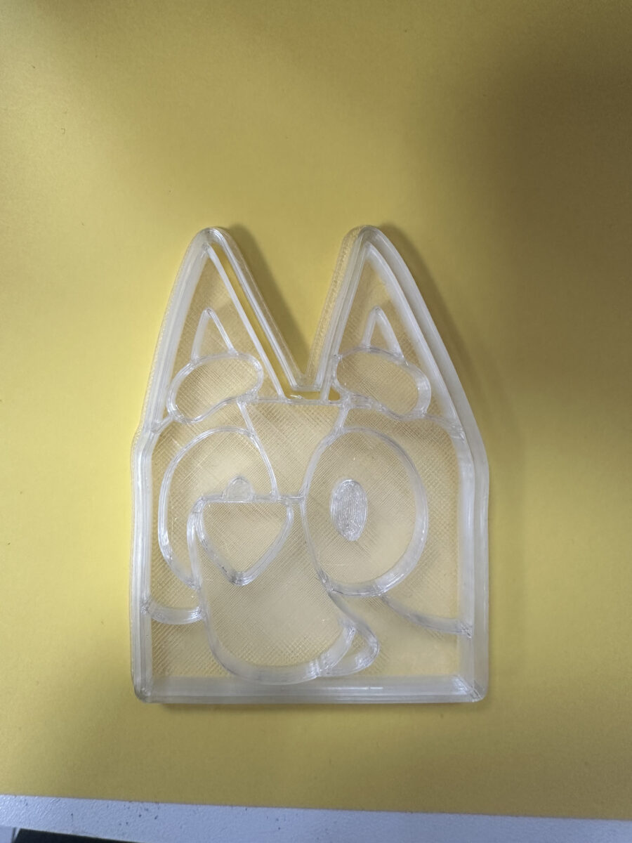 bluey viso stampino per biscotti cookie cutter