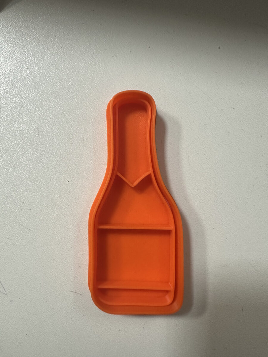 bottiglia spumante champagne stampino per biscotti cookie cutter