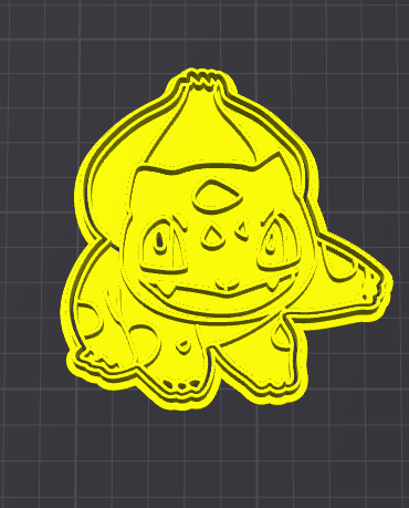 bulbasaur stampino per biscotti cookie cutter