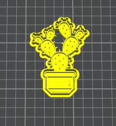 cactus stampino per biscotti cookie cutter 2