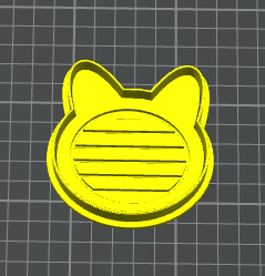 cat flag gatto stampino per biscotti cookie cutter