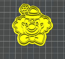 clown stampino per biscotti cookie cutter