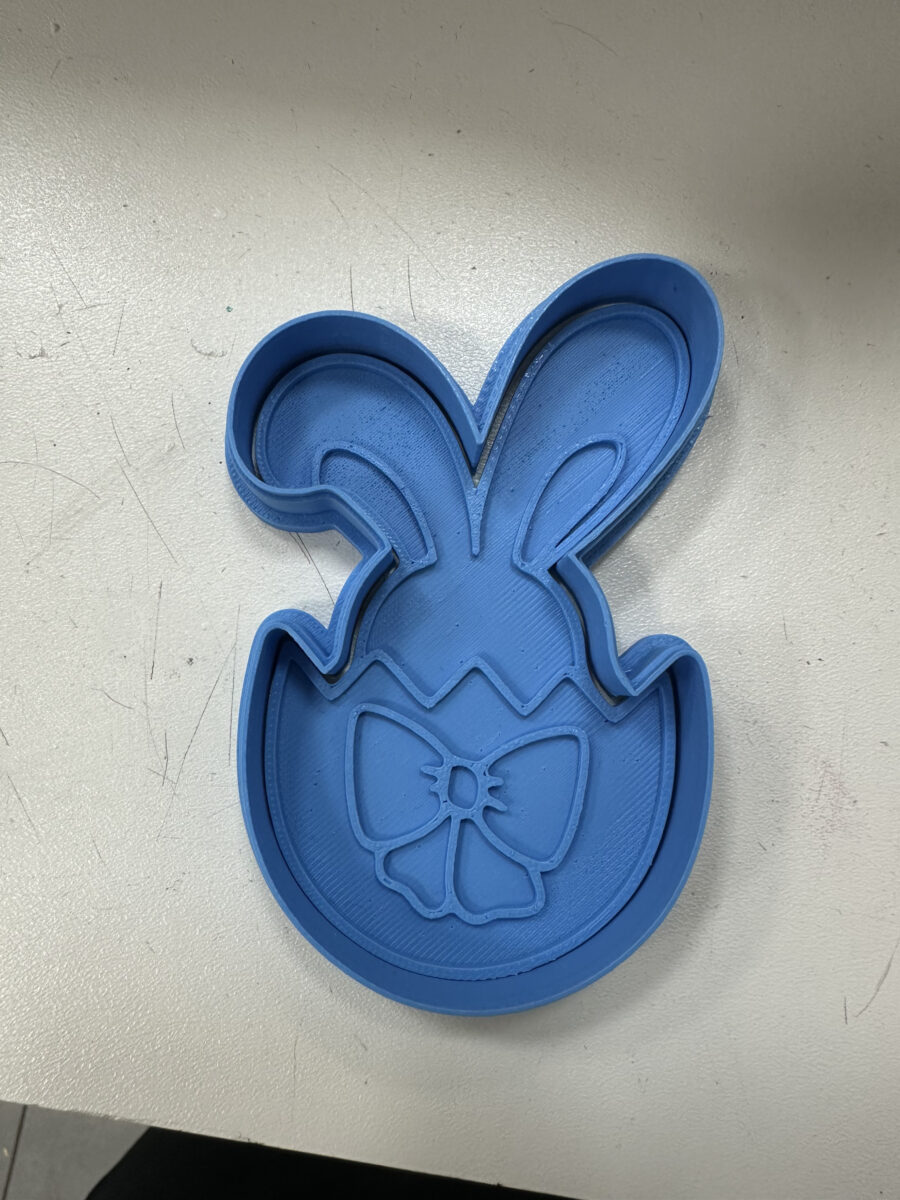 coniglio nell'uovo stampino per biscotti cookie cutter