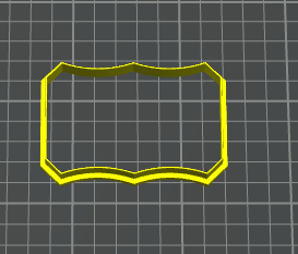 cornice 2 stampino per biscotti cookie cutter