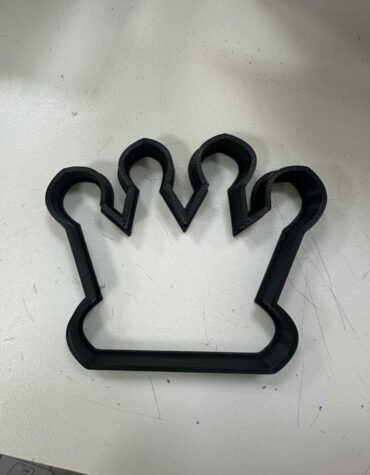 corona crown stampino per biscotti cookie cutter