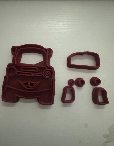 cricchetto cars scomposto stampino per biscotti cookie cutter
