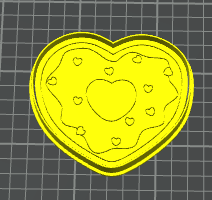 cuore donuts debosser stampino per biscotti cookie cutter