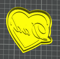 dad papa festa del papa a cuore stampino per biscotti cookie cutter