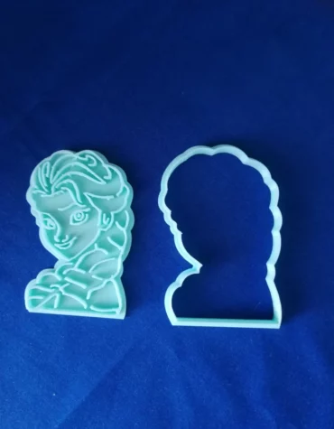 elsa profilo frozen stampino per biscotti cookie cutter