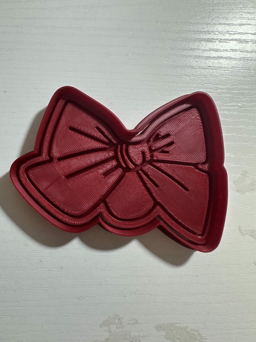 fiocco debosser stampino per biscotti cookie cutter