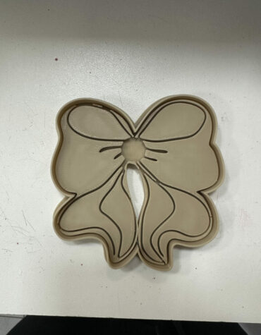 fiocco largo stampino per biscotti cookie cutter
