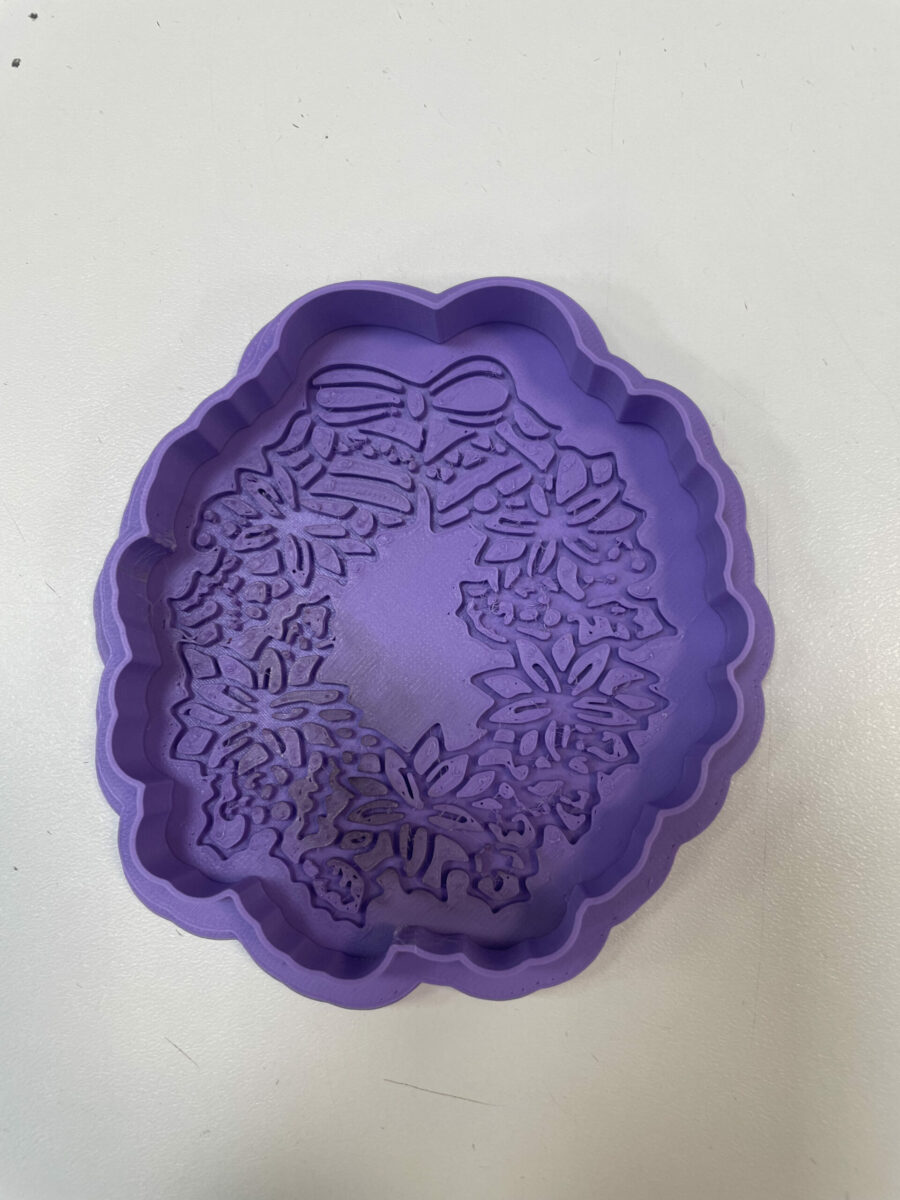 ghirlanda di natale debosser stampino per biscotti cookie cutter 3