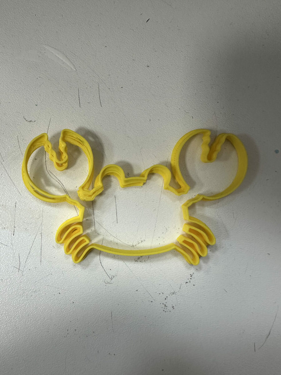 granchio contorno stampino per biscotti cookie cutter