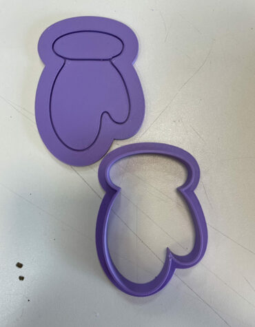 guanto babbo natale forno stampino per biscotti cookie cutter