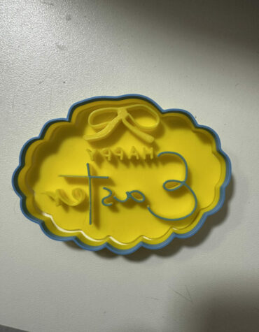 happy easter pasqua stampino per biscotti cookie cutter