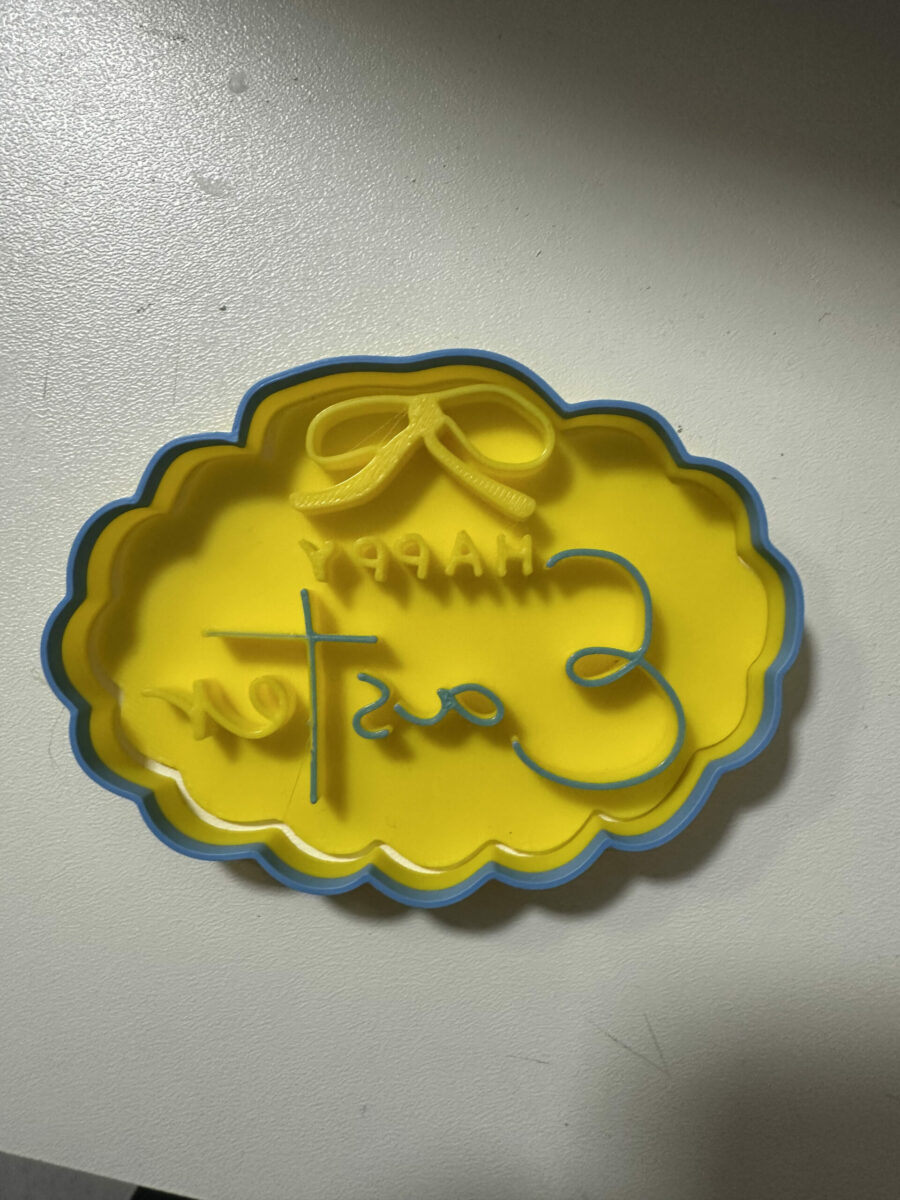 happy easter pasqua stampino per biscotti cookie cutter