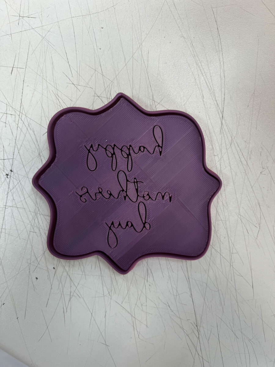 happy mothers day stampino per biscotti cookie cutter