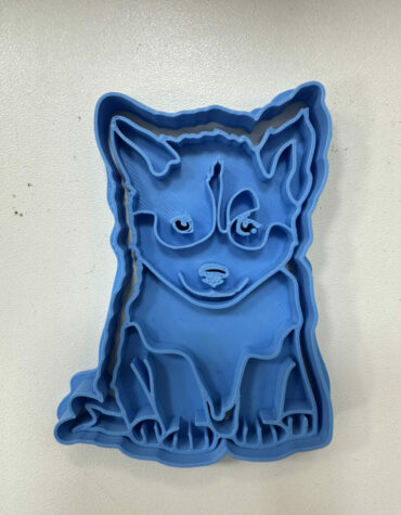husky carino stampino per biscotti cookie cutter