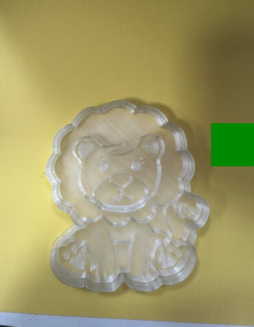 leone che sorride stampino per biscotti cookie cutter