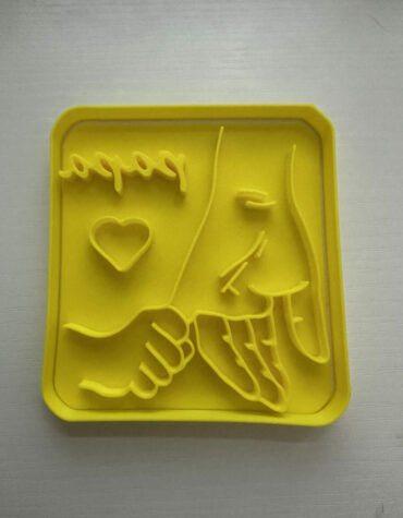mani che si stringono festa del papà stampino per biscotti cookie cutter v1