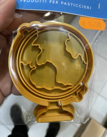 mappamondo stampino per biscotti cookie cutter intero