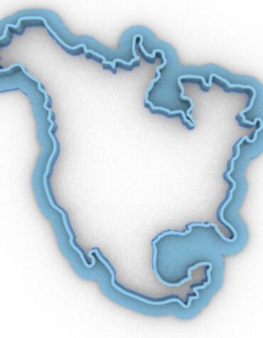 nord america north stampino per biscotti cookie cutter