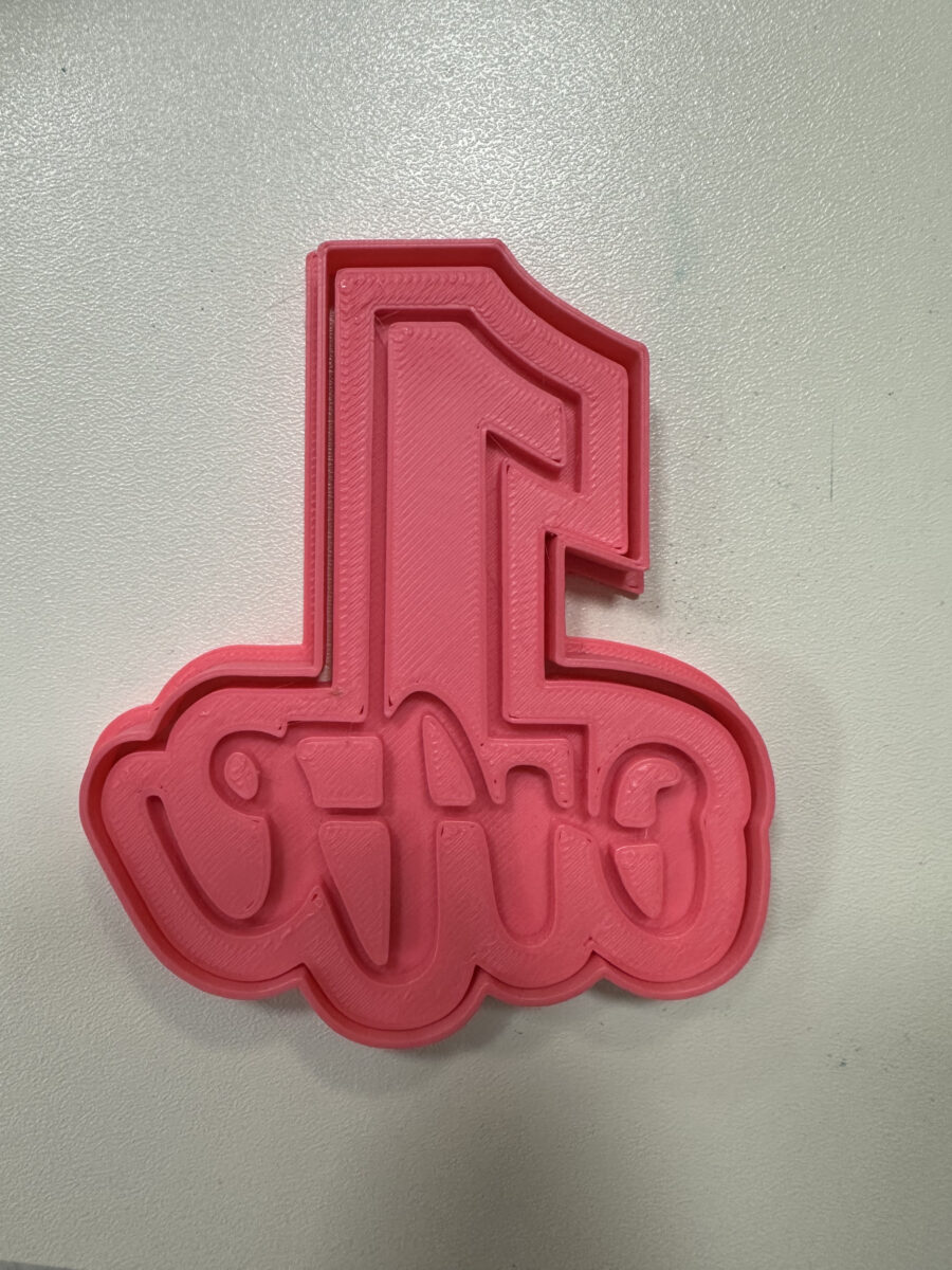 one uno 1 stampino per biscotti cookie cutter 2
