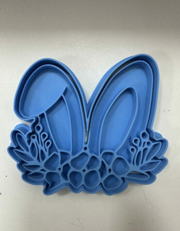 orecchie da coniglio con fiori stampini per biscotti cookie cutter