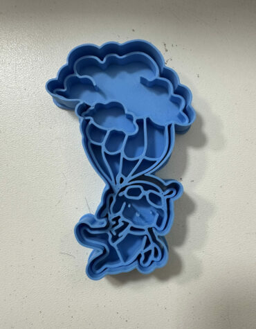 orsetto orso con mongolfiera stampino per biscotti cookie cutter