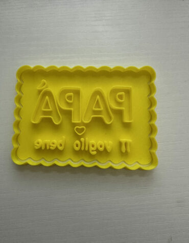 papà ti voglio bene festa del papà stampino per biscotti cookie cutter