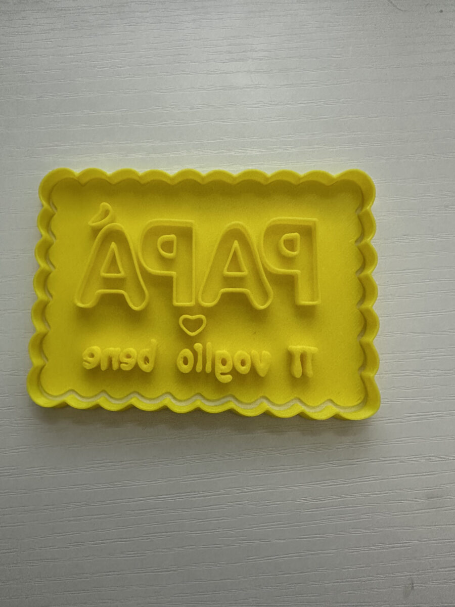 papà ti voglio bene festa del papà stampino per biscotti cookie cutter