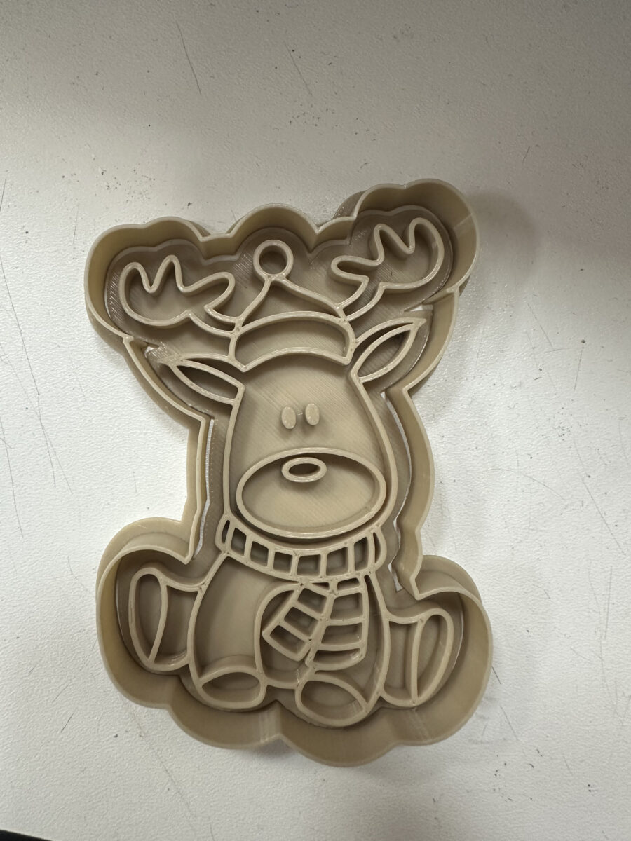 renna natale christmas stampino per biscotti cookie cutter
