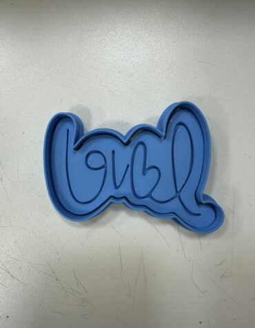 scritta love debosser stampino per biscotti cookie cutter