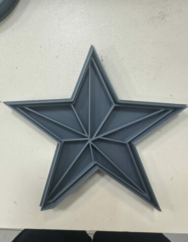 stella con segno centrale stampino per biscotti cookie cutter