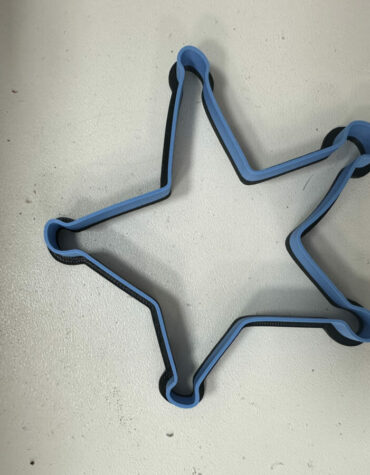 stella cowboy stampino per biscotti cookie cutter