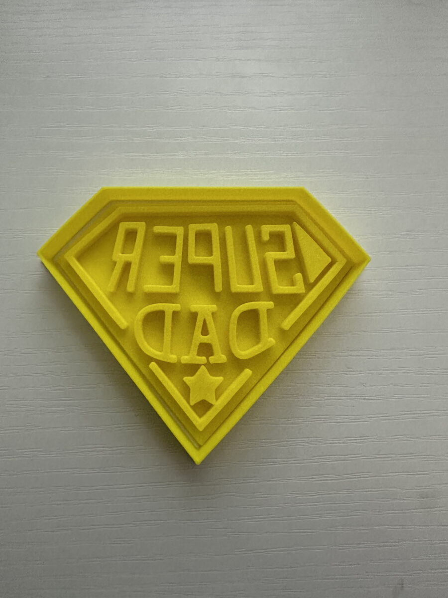 super dad festa del papà stampino per biscotti cookie cutter