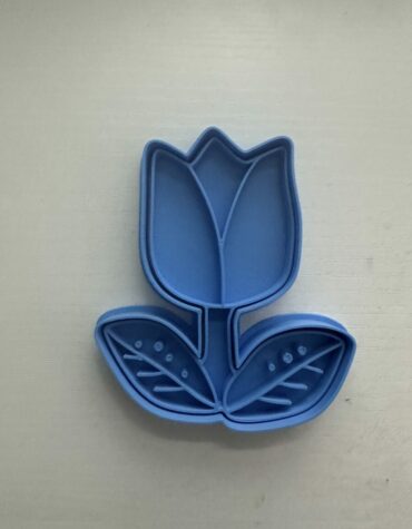 tulipano bocciolo stampino per biscotti cookie cutter