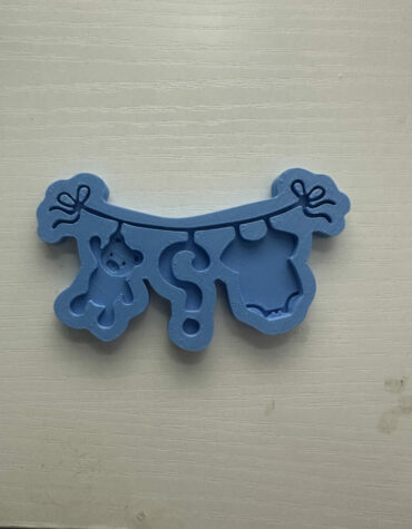 tutina punto interrogativo orsetto baby shower nascita stampino per biscotti cookie cutter