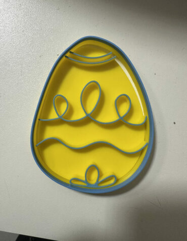 uovo decorato pasqua stampino per biscotti cookie cutter