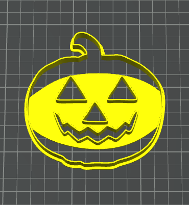 3D Printed Jack O Lantern Cookie Cutter 10cm pumpkin zucca halloween