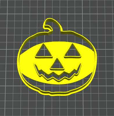 3D Printed Jack O Lantern Cookie Cutter 10cm pumpkin zucca halloween