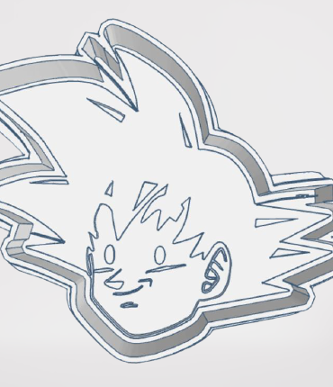 Goku testa Cookie Cutter Fondant Biscuit Icing Bake stampino biscotti
