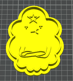 La Principessa dello Spazio Bitorzolo adventure time stampino per biscotti cookie cutter