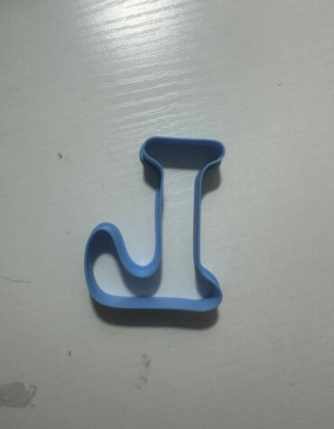 Lettera L stampino per biscotti cookie cutter 6cm