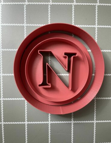 Logo Napoli con inserto impress contorno stampino per biscotti cookie cutter